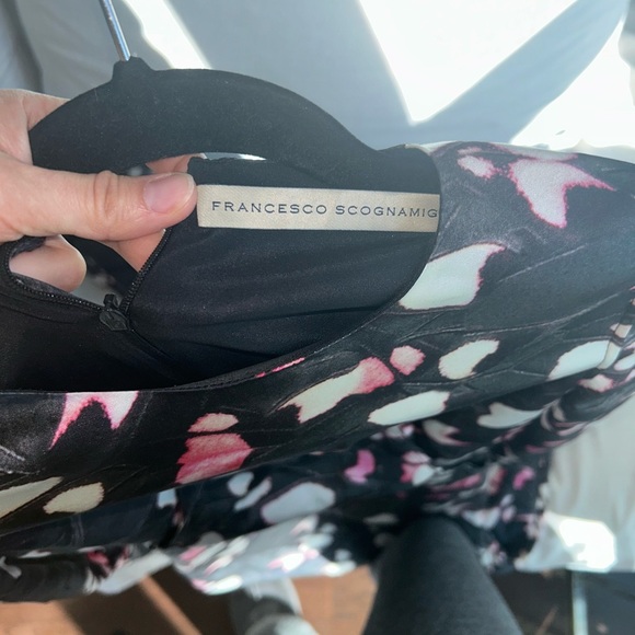 Francesco Scognnamiglio authentic high end fashion luxury Italian brand 💯 %silk - Picture 5 of 12